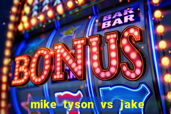 mike tyson vs jake paul assistir online